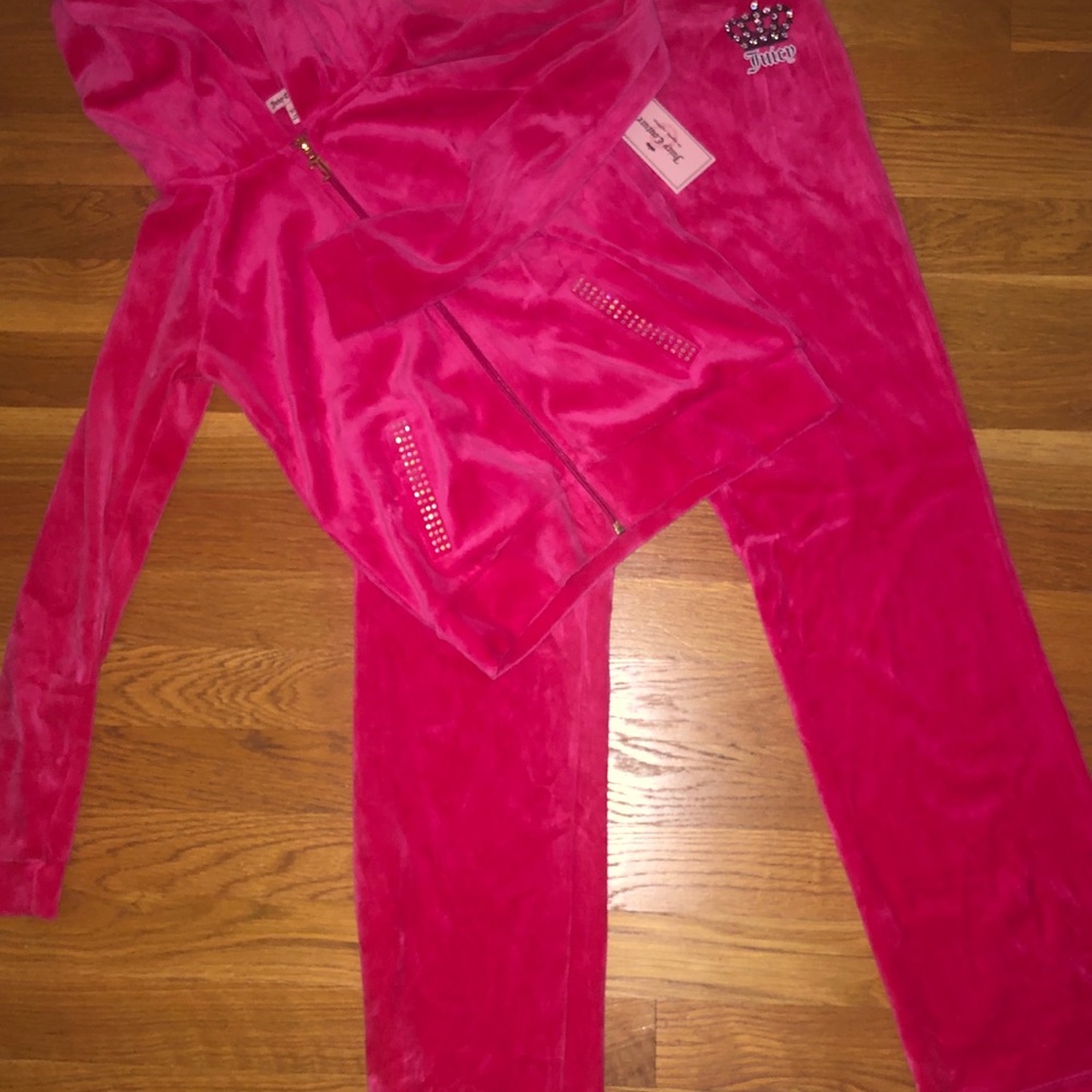 Juicy Couture sweat shirt and pants set